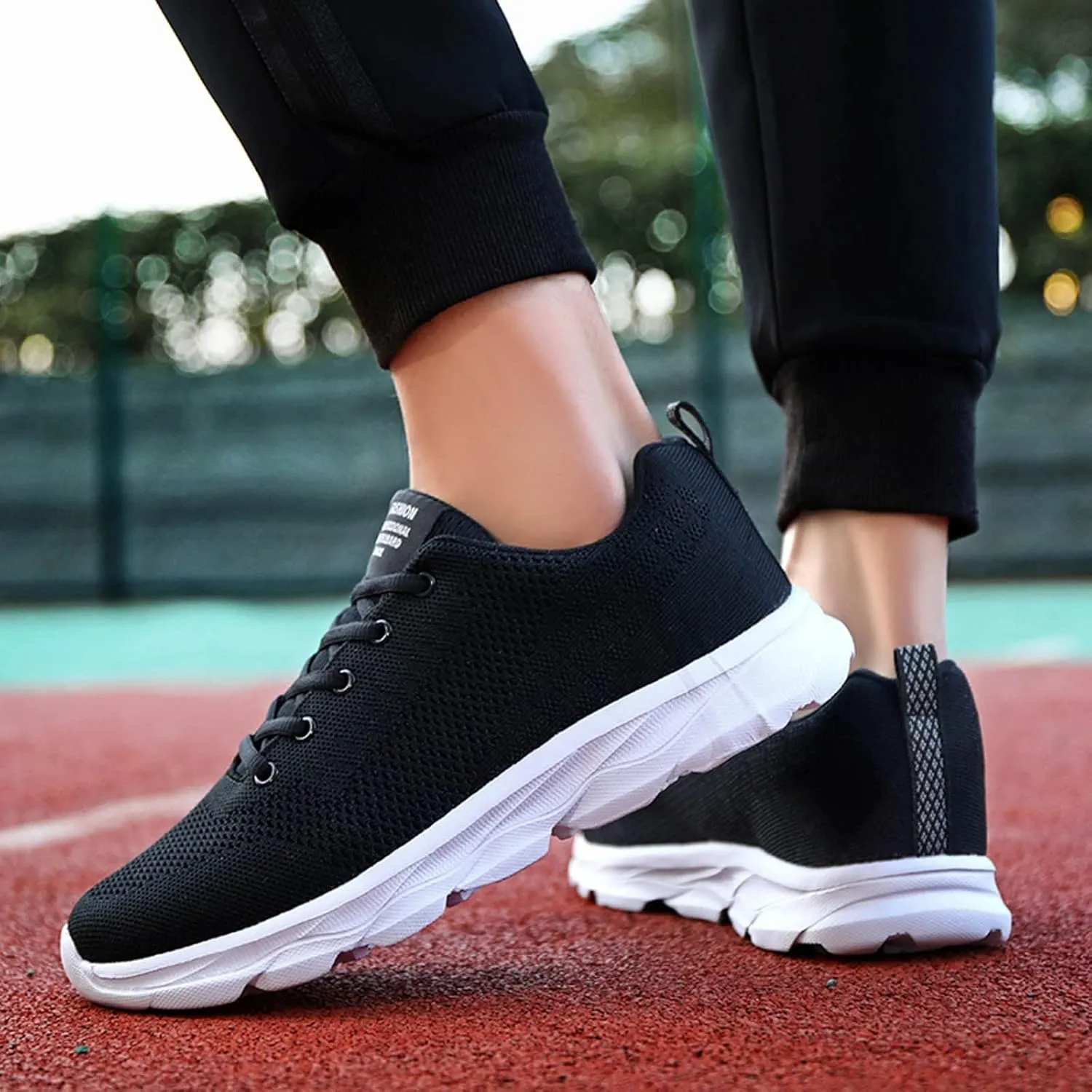 Womens Lace Up Walking Shoes Memory Foam Lightweight Comfort Womens Running Shoes Wide Width Women's Casual Shoes White Platform Sneakers Tennis Shoe Trainers Shoe