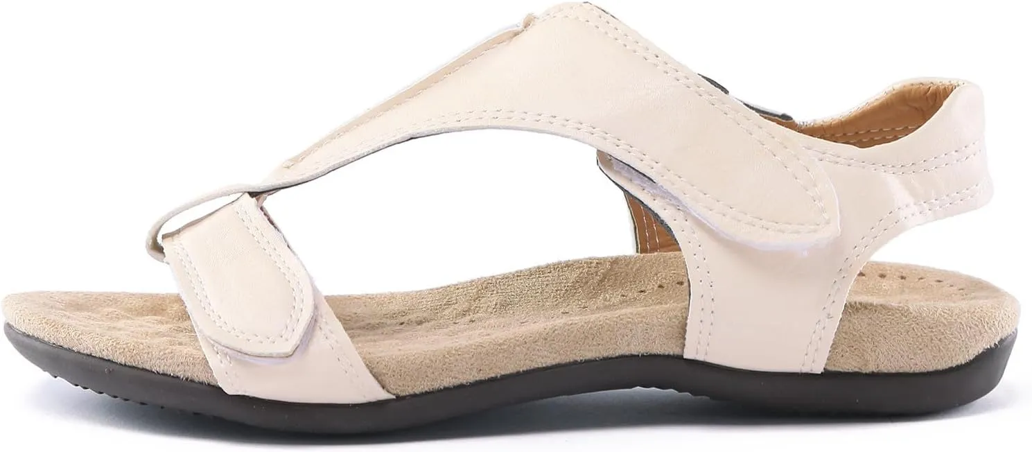Women's Orthopedic Arch Support Sandals Summer Comfortable Walking Flat Beach Sandals Casual Dressy Mens Beach Flip Flops Size 9