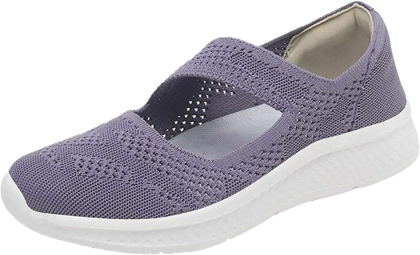 Womens Orthopedic Diabetic Shoes Slip On Walking Sneakers with Arch Support Comfortable Casual Loafers Plantar Fasciitis Relief Foot Heel Pain