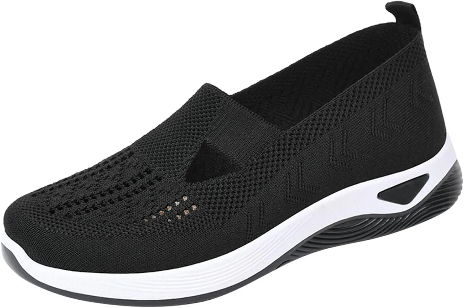 Womens Orthopedic Slip On Loafers with Arch Support Comfortable Walking Shoes Casual Sneakers Plantar Fasciitis Relief Foot Pain Diabetic Feet