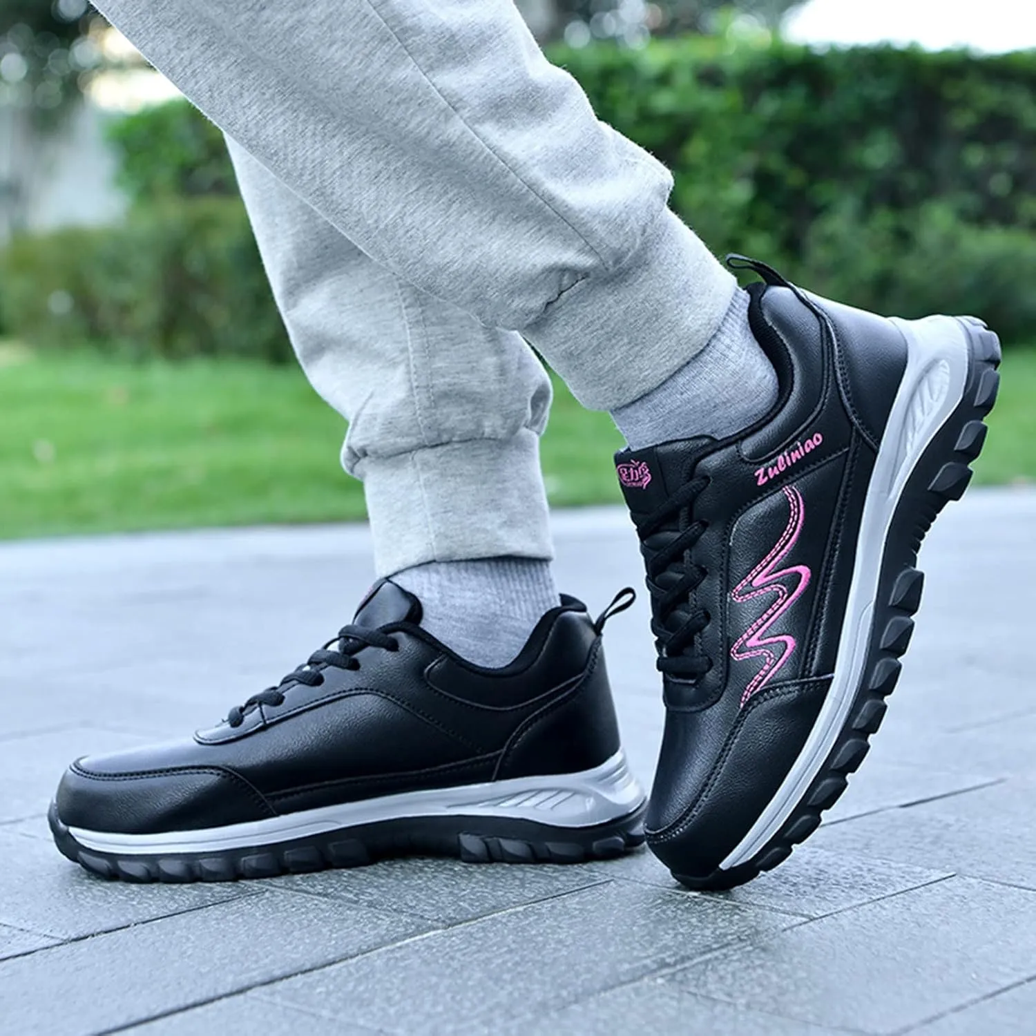 Women’s Orthopedic Walking Shoes Non Slip Comfortable Breathable Workout Gym Sports Shoes Canvas Slip on Shoe