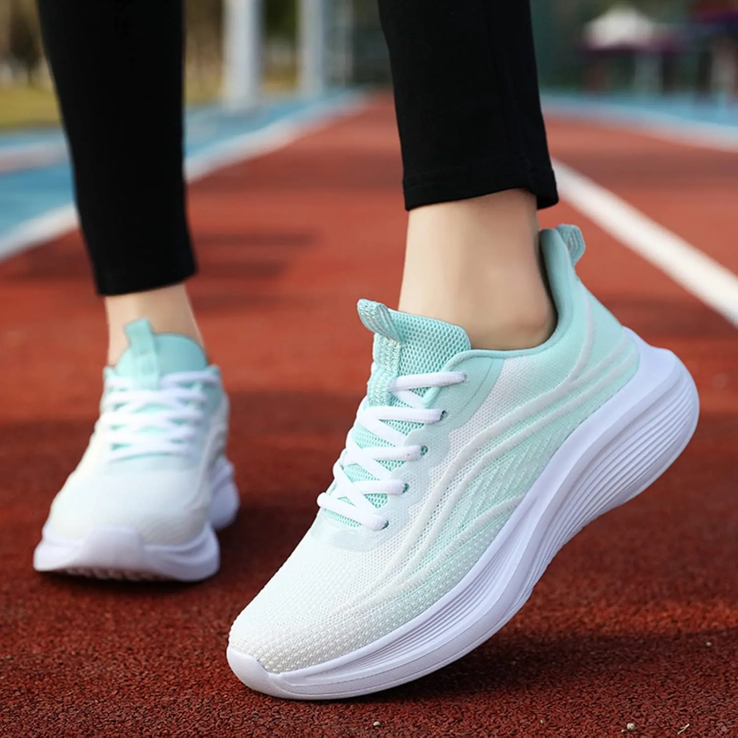 Womens Platform Sneakers Fashion Zapatos para Caminar De Mujer Basketball Shoes for Women High Top Bowling Shoes Women Size 9 Slip On Pull On Sneakers Womens with Good Arch Support