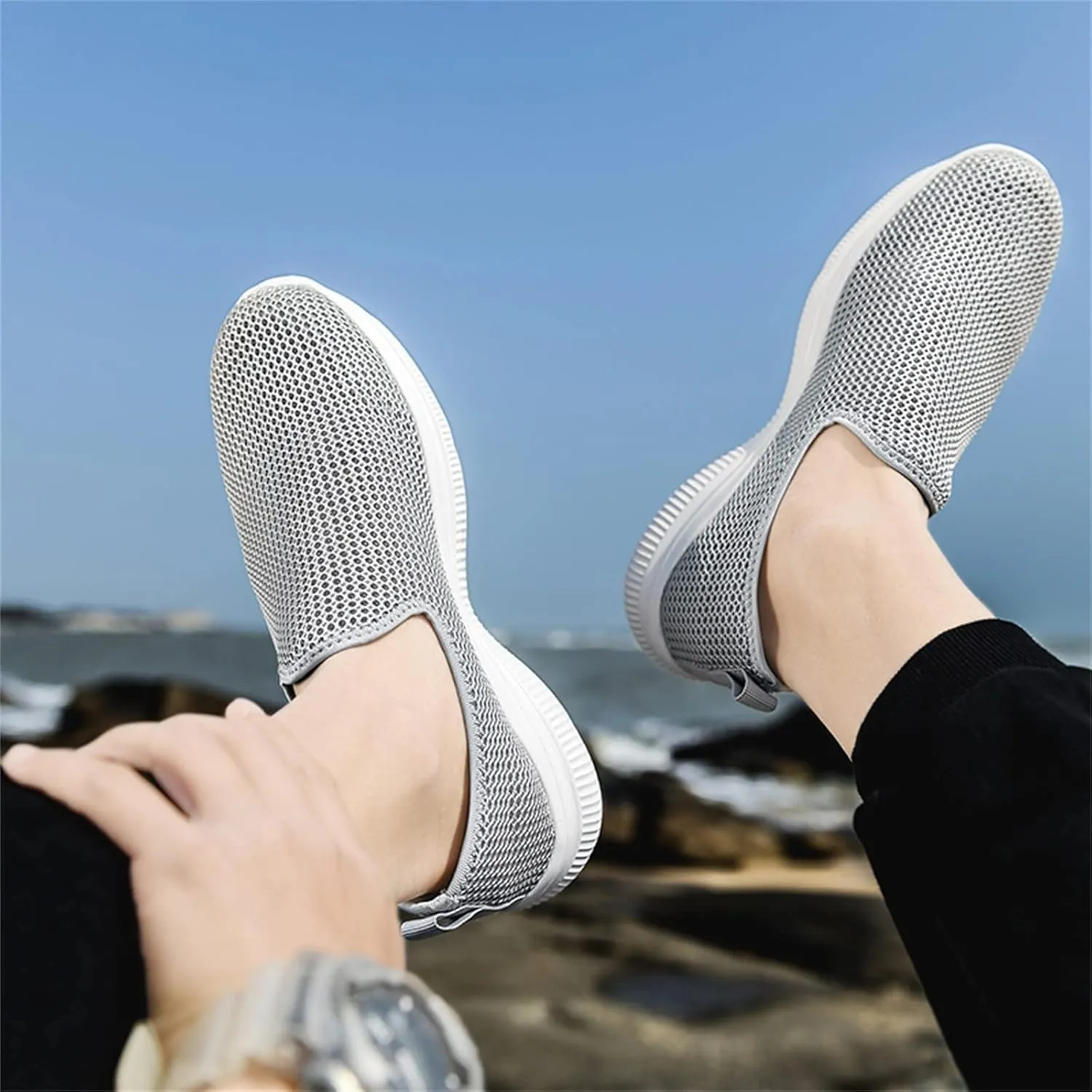 Women's Slip on Shoes Canvas Sneakers Loafers Non Slip Tennis Shoes Men Dressy Casual Black Shoes Slip On Sneakers Slip On Tennis Shoe Cross Trainer Shoe