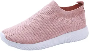 Women's Sneakers Athletic Sport Running Tennis Walking Shoes Orange Tennis Shoes for Women Platform Loafers Men Slip On White Sneakers for Women