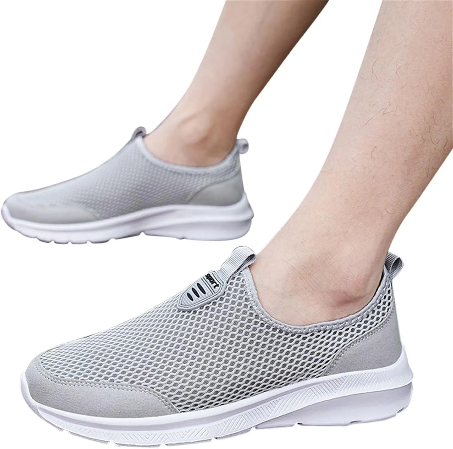 Women's Sneakers Wide Lightweight Work Slip Resistant Breathable Men Running Shoes Women Platform Loafers Womens Hiking Sneakers