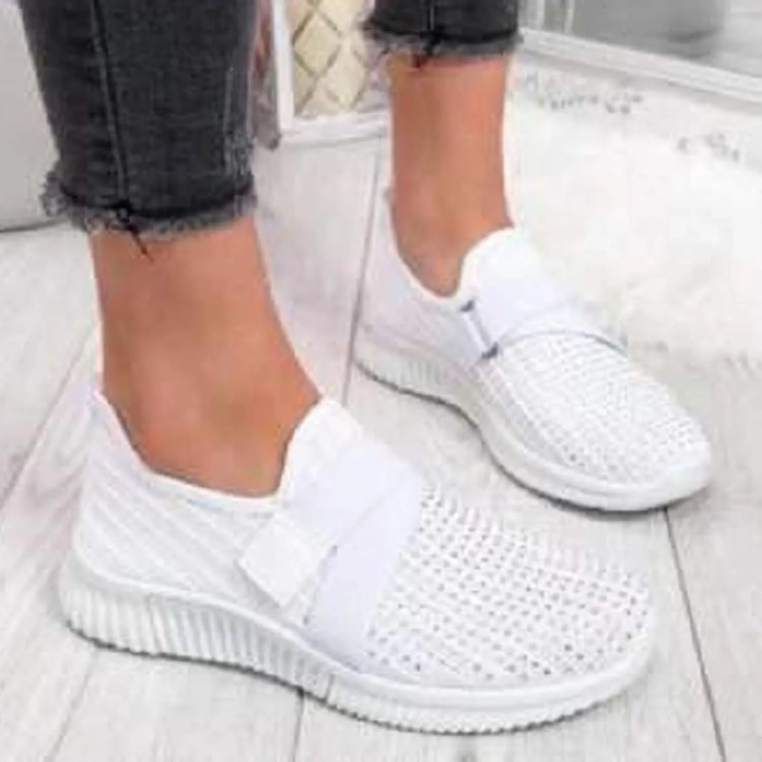Women's Sneakers with Arch Support Slip On Wide Width Ortho Arch Support Sneakers for Women Walking Shoes Womens Wide Shoes Dressy Casual Womens Black Sneakers Cute Comfy Work Shoes for Women