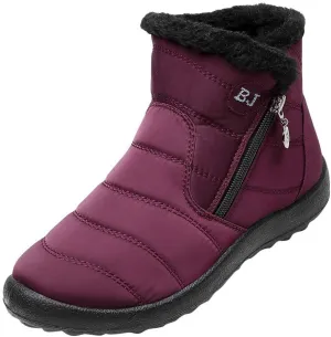 Womens Snow Boots Black Sporty Slip Ons for Ladies Boots Snow Boots for Women Winter Boot with Comfort Shoes for Snow for Women Womens Tennis Shoes Mens Winter Booties