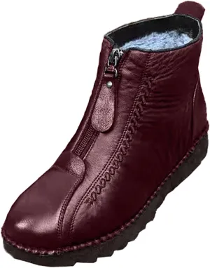 Womens Snow Boots Waterproof Winter Boots for Ladies Non Slip Womens Snow Boots Winter Warm Ankle Boots Womens Waterproof Slip On Boot Tennis Shoes Womens Winter Booties Men