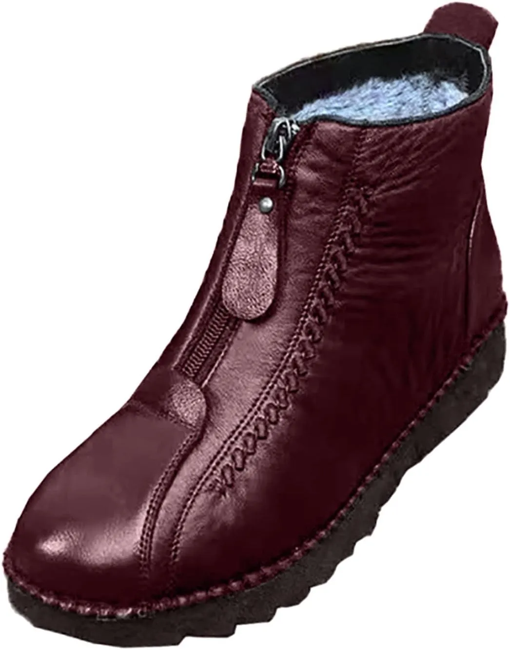 Womens Snow Boots Waterproof Winter Boots for Ladies Non Slip Womens Snow Boots Winter Warm Ankle Boots Womens Waterproof Slip On Boot Tennis Shoes Womens Winter Booties Men