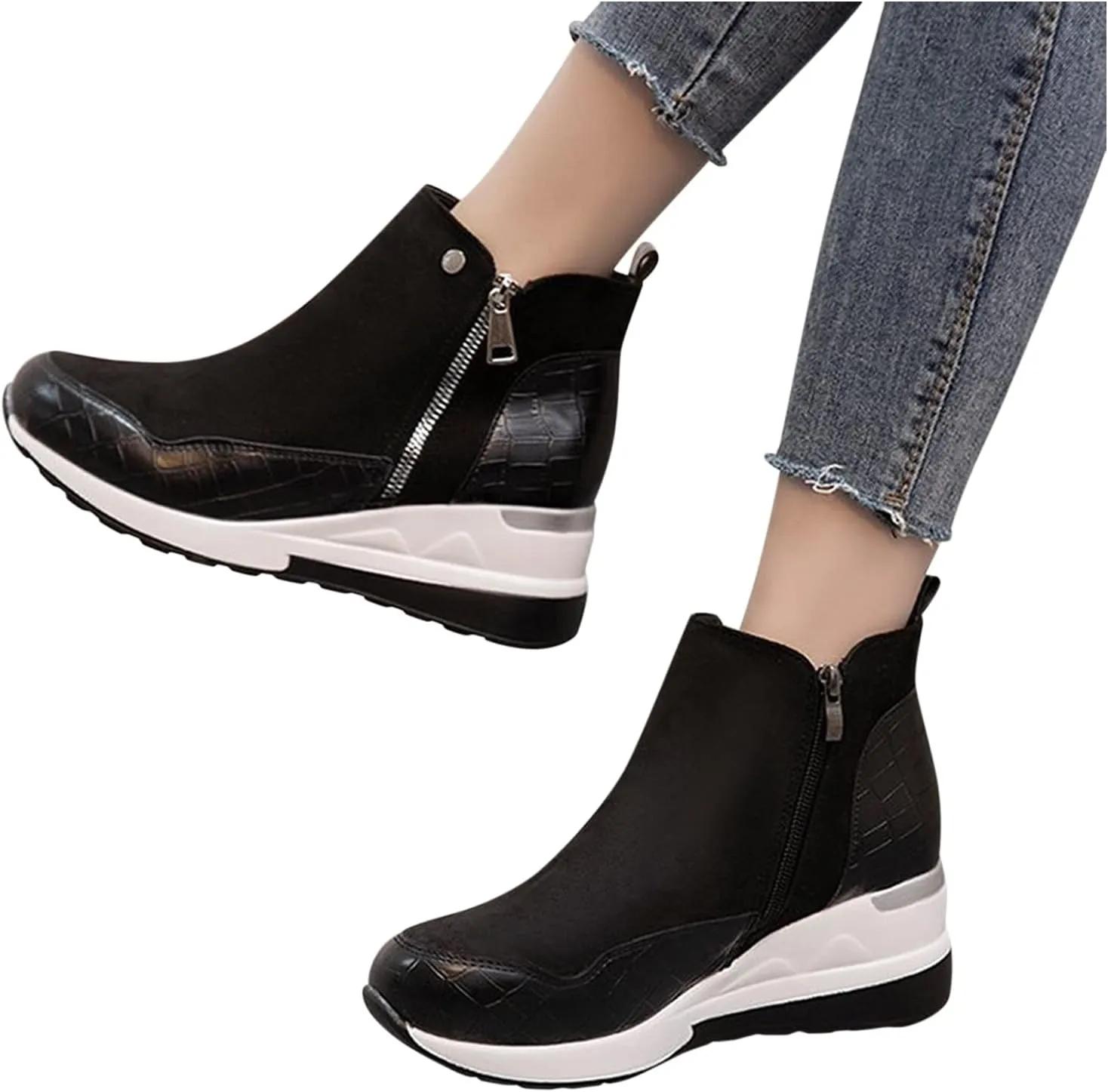 Womens Snow Boots Wide Adults Waterproof Winter Shoes Women Snow Boots Winter Shoes with Fur Lined Non Slip Snow Shoes for Women Womens Dress Shoes Men Winter Booties