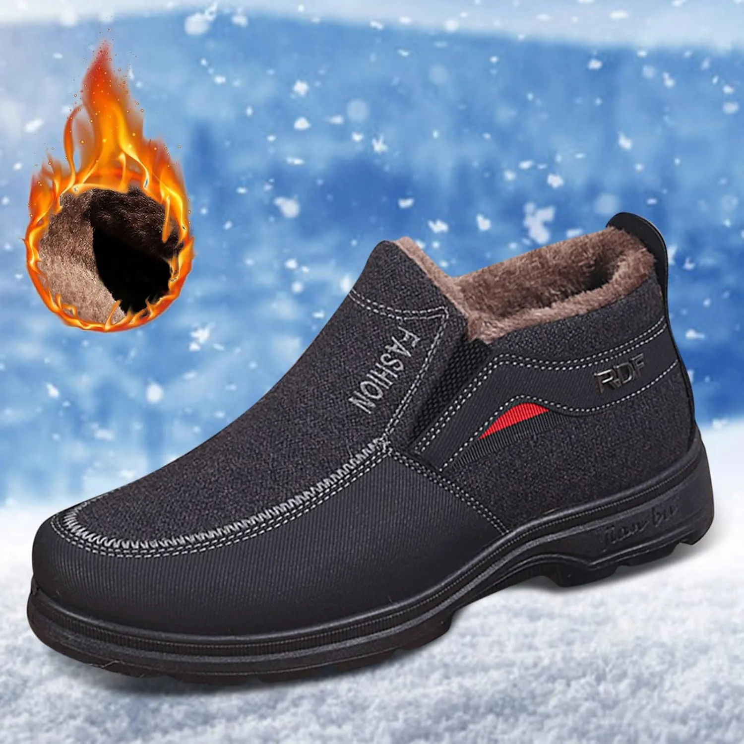 Women's Snow Boots Wide Width Winter Boots for Ladies 2024 Snow Boots Womens Winter Ankle Boots Ladies Sporty Slip On Boot Hiking Boots Women Mens Snow Booties