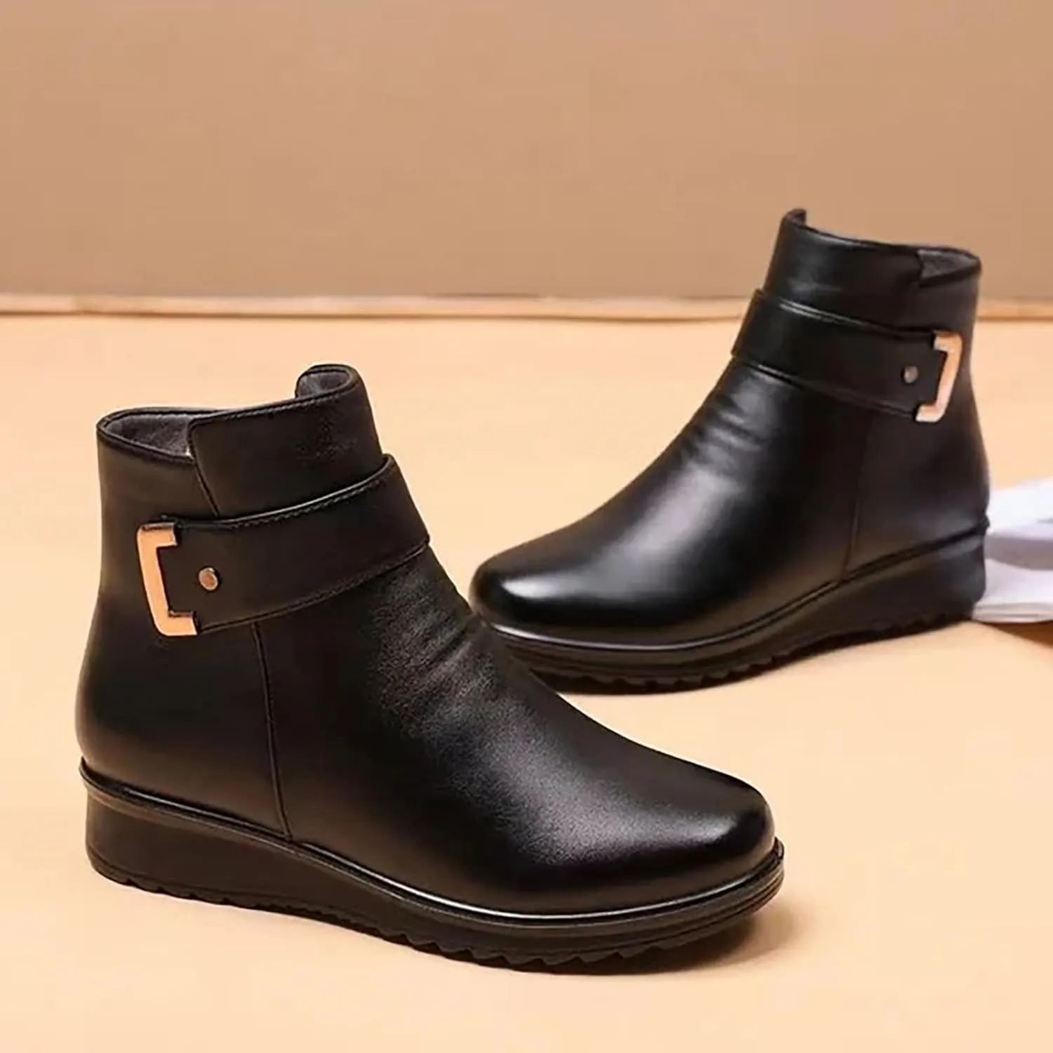 Women's Snow Boots with Heels Women's Fleece Lined Snow Boots Womens Snow Boots Winter Warm Booties Snow Shoe Boot for Women Cowboy Boots for Men Mens Winter Booties