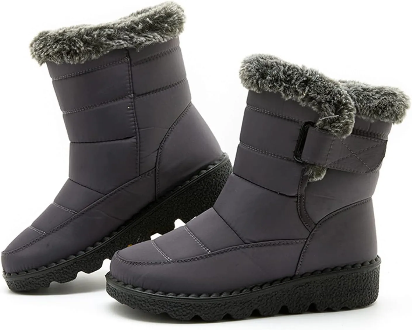Women's Snow Boots with Heels Women's Fleece Lined Snow Boots Womens Snow Boots Winter Warm Booties Snow Shoe Boot for Women Cowboy Boots for Men Mens Winter Booties