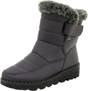 Women's Snow Boots with Heels Women's Fleece Lined Snow Boots Womens Snow Boots Winter Warm Booties Snow Shoe Boot for Women Cowboy Boots for Men Mens Winter Booties