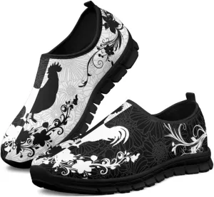Women's Tennis Sneaker Low Top Work Loafers Walking Barefoot Sneakers Comfort Travel Sport Shoes