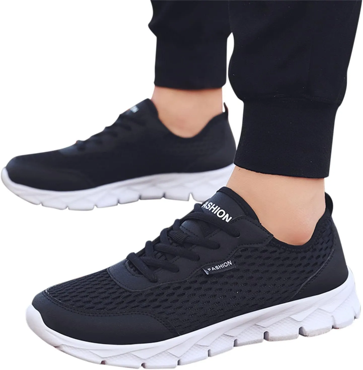 Women's Walking Shoes Lightweight Tennis Fashion Sneakers Lace Up Mens Casual Shoes Mesh Slip On Shoes Casual Women Shoes Sneakers Tennis Shoe Cross Trainer Shoe