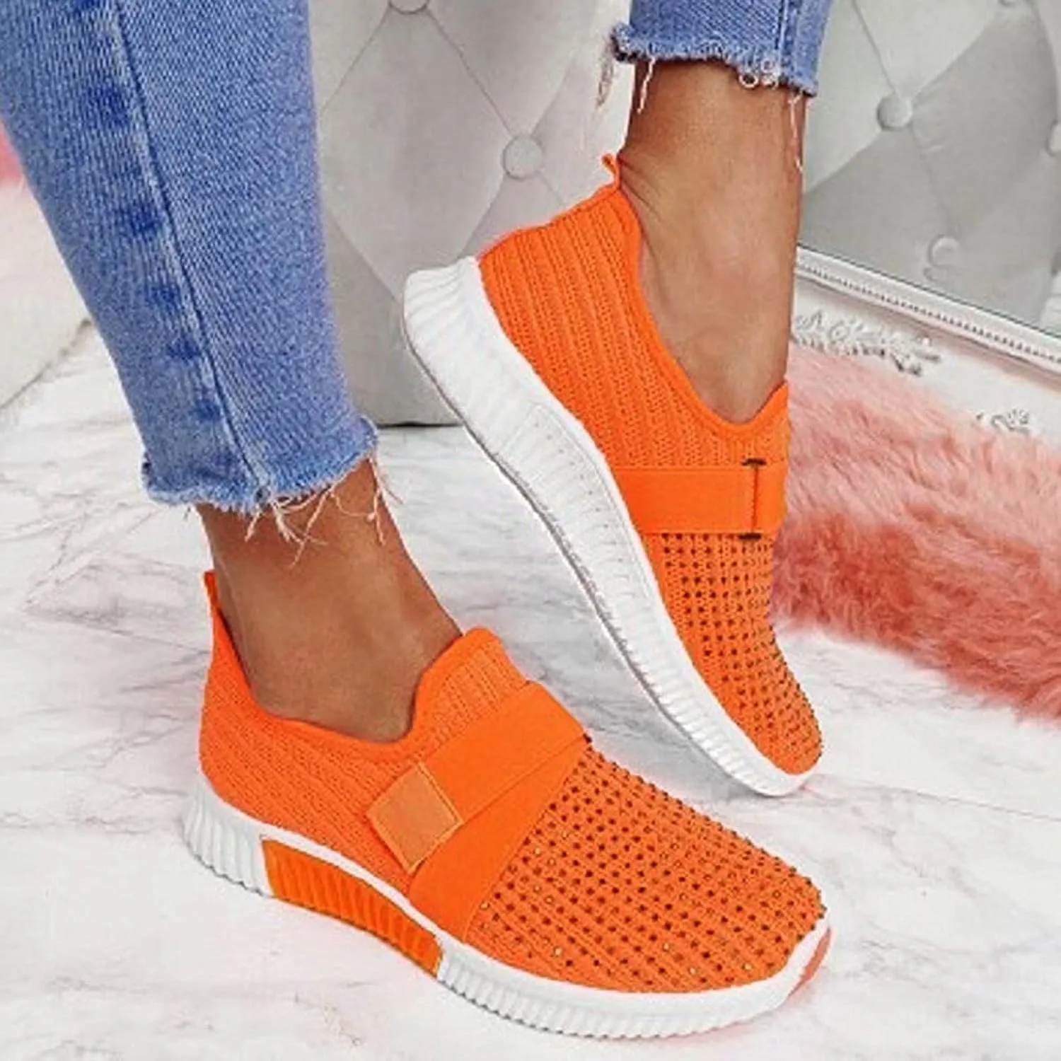 Womens White Platform Sneakers High Top Platform Shoes Fashion Canvas Casual Womens Shoes Women's Black Loafers Clearance Sneakers for Women