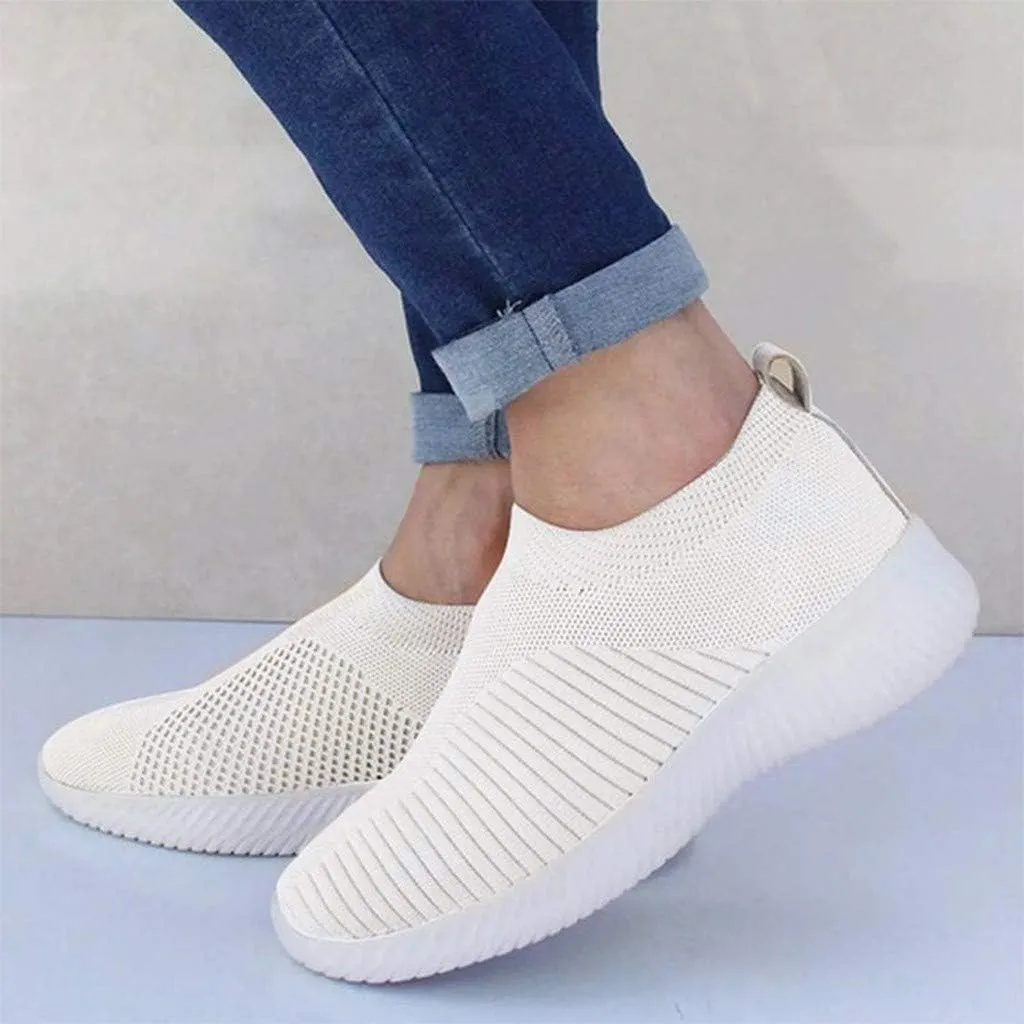 Womens White Platform Sneakers Low Top Platform Shoes Business Casual Shoes Women Woman Loafers Shoes White Leather Slip On Sneakers for Women